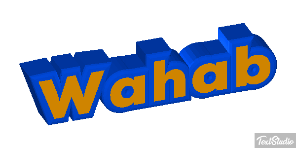 Wahab Tekst effect