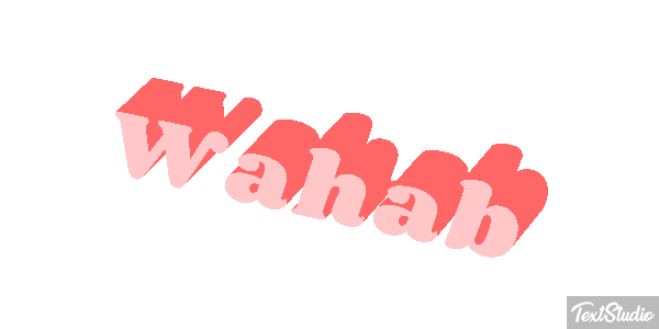 Wahab Tekst effect
