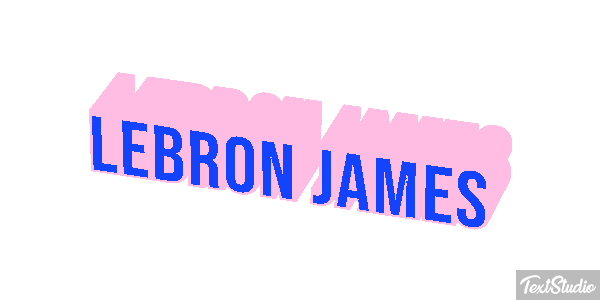 Lebron James Effetto testo
