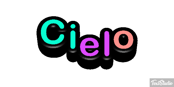 Cielo Text effect