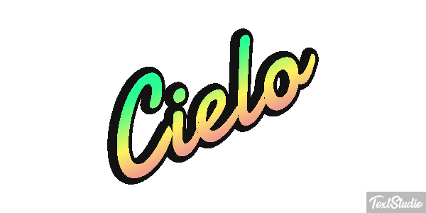 Cielo Text effect