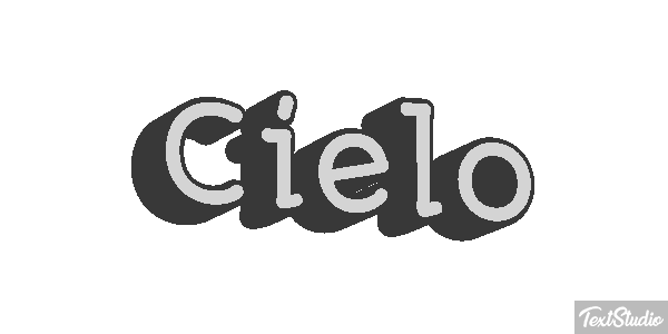 Cielo Text effect