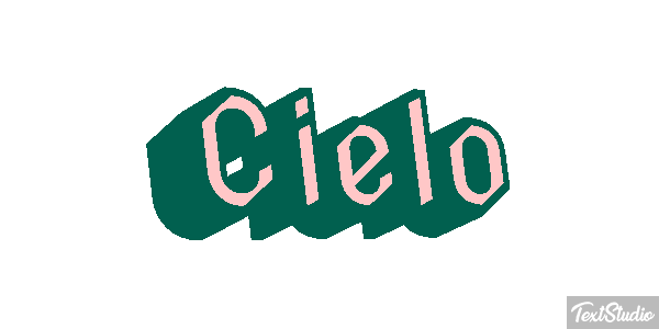 Cielo Text effect