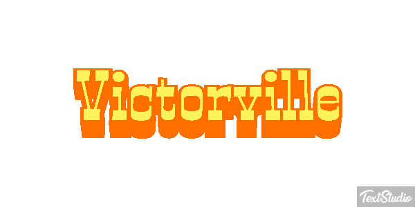 Victorville Texteffekt