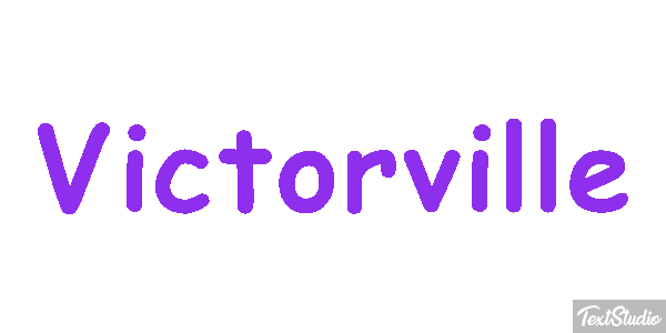 Victorville Texteffekt