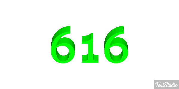 616 Текстовый эффект
