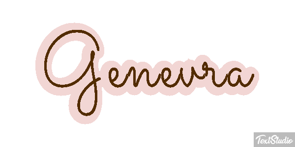 Genevra Text effect