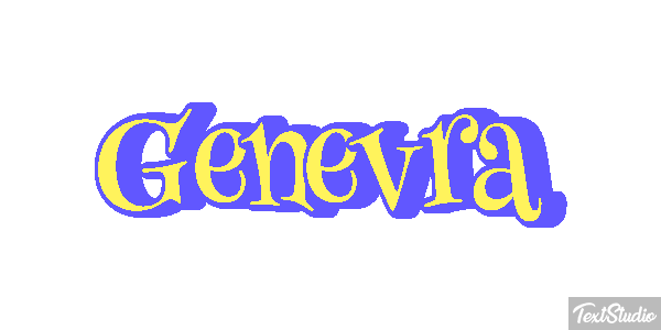 Genevra Text effect