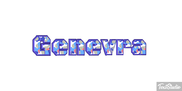 Genevra Text effect