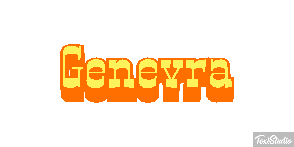 Genevra Text effect