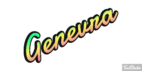 Genevra Text effect