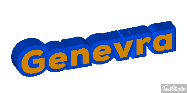 Genevra Text effect