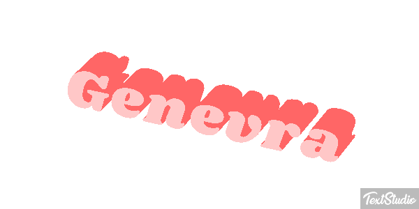 Genevra Text effect