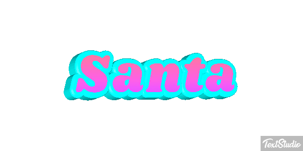 Santa Effet de texte