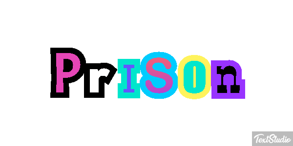 Prison Текстовый эффект