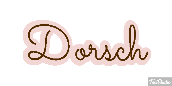 Dorsch Текстовый эффект