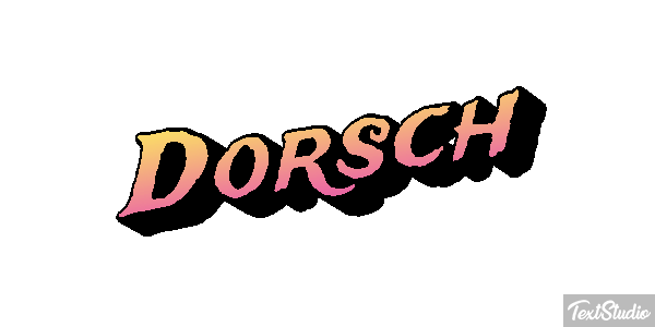 Dorsch Текстовый эффект