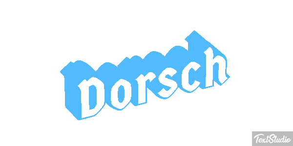 Dorsch Текстовый эффект