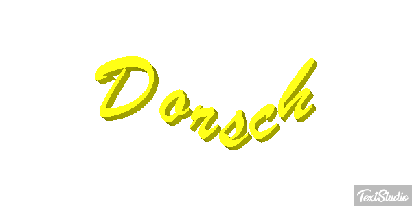 Dorsch Текстовый эффект