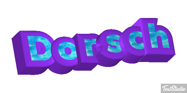 Dorsch Текстовый эффект