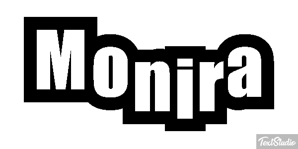 Monira Текстовый эффект