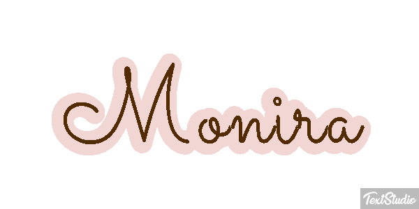 Monira Текстовый эффект