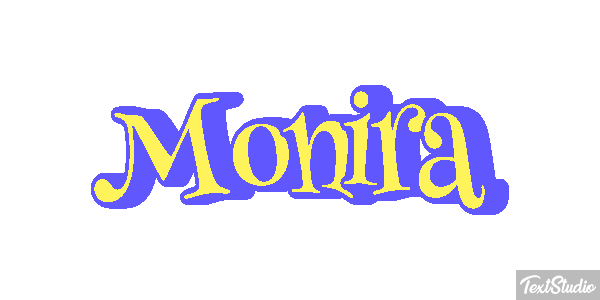Monira Текстовый эффект