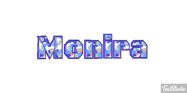 Monira Текстовый эффект