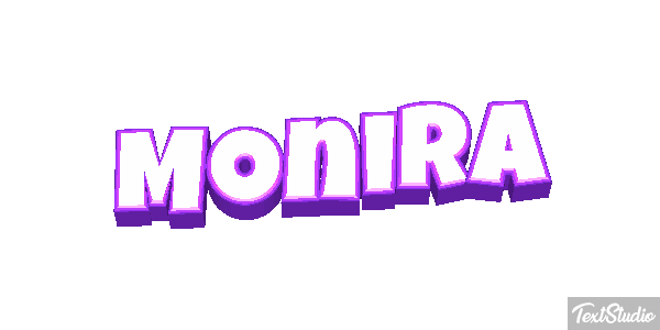 Monira Текстовый эффект