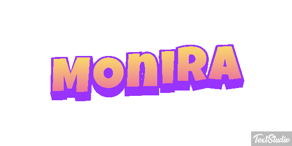 Monira Текстовый эффект