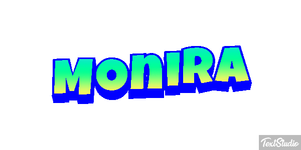 Monira Текстовый эффект