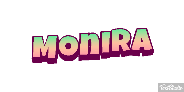 Monira Текстовый эффект