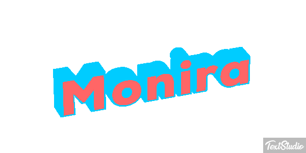 Monira Текстовый эффект