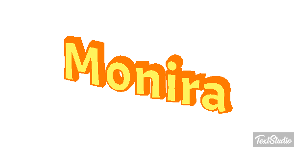 Monira Текстовый эффект