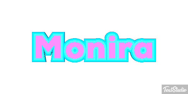 Monira Текстовый эффект
