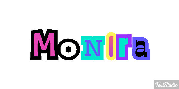 Monira Текстовый эффект