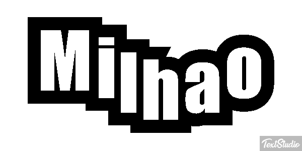 Milhão Effet de texte
