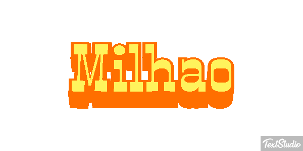 Milhão Effet de texte