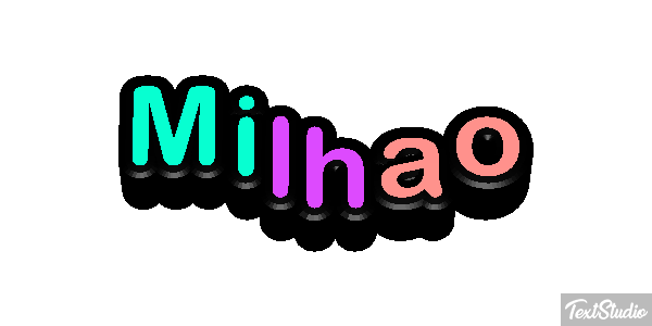Milhão Effet de texte