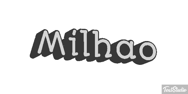 Milhão Effet de texte