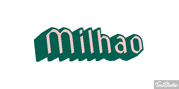 Milhão Effet de texte