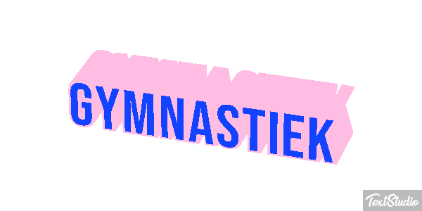 Gymnastiek Tekst effect