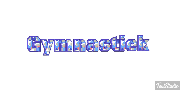 Gymnastiek Tekst effect