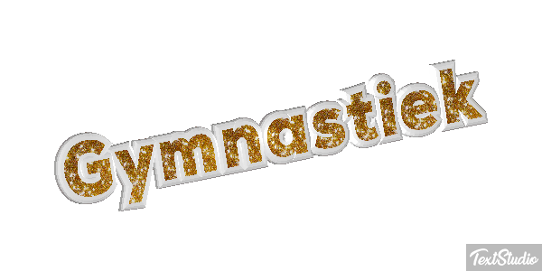 Gymnastiek Tekst effect