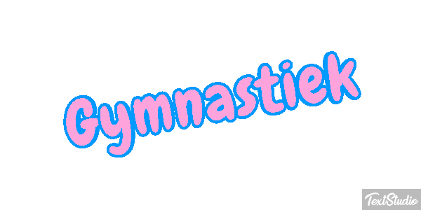 Gymnastiek Tekst effect