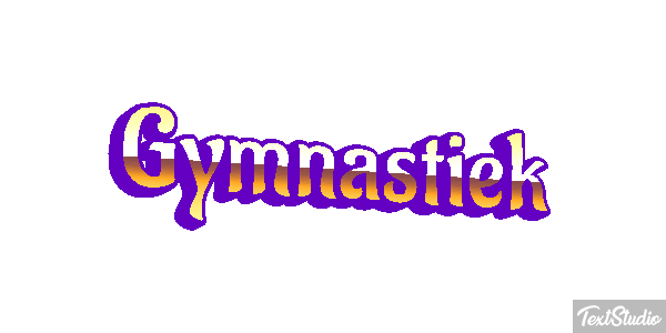 Gymnastiek Tekst effect