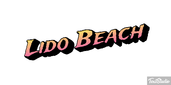 Lido Beach Efekt tekstowy