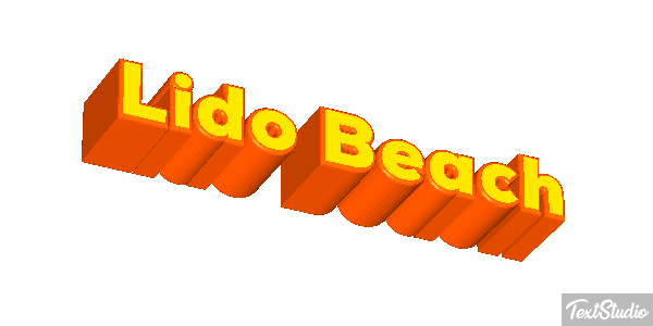 Lido Beach Efekt tekstowy