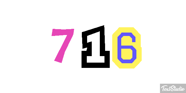 716 Текстовый эффект