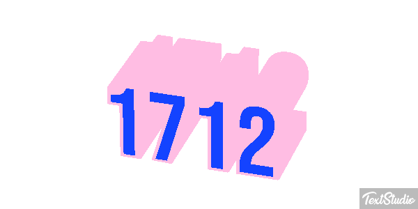 1712 Texteffekt